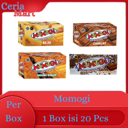 

MOMOGI CEMILAN WAFER 500 1 BOX ISI 24 PCS Food Snack