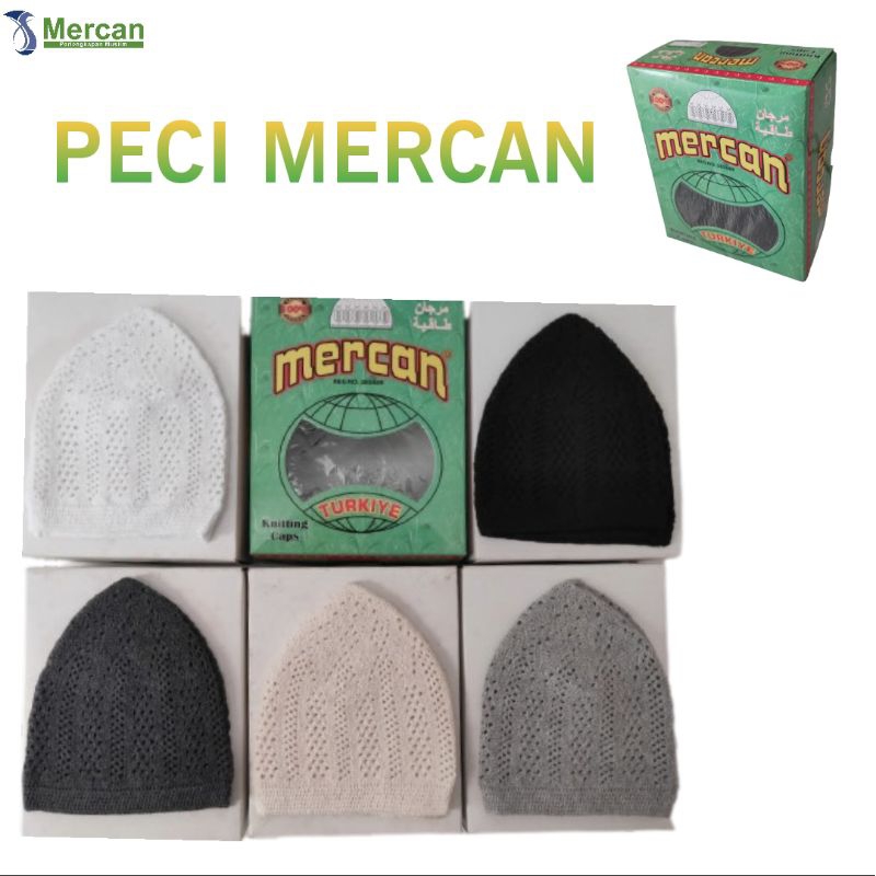 Peci Rajut Topi Mercan Original Turki Peci Haji Peci Umrah
