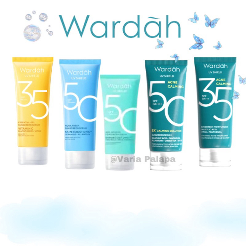 WARDAH SUNSCREEN GEL SERIES SPF 35++ | SPF 50++ || WARDAH CALMING SUNSCREEN MOISTURIZER