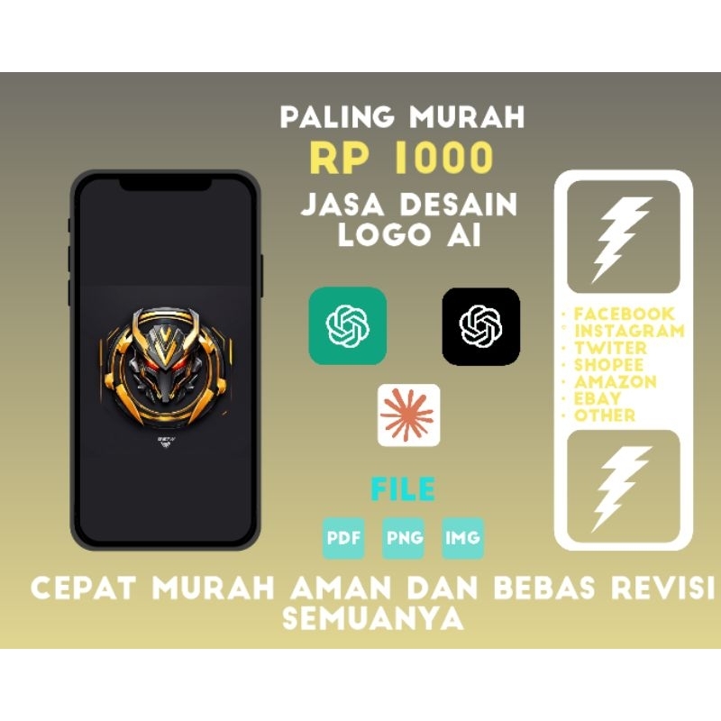 DESIGN LOGO AI PRIBADI ATAU BISNIS