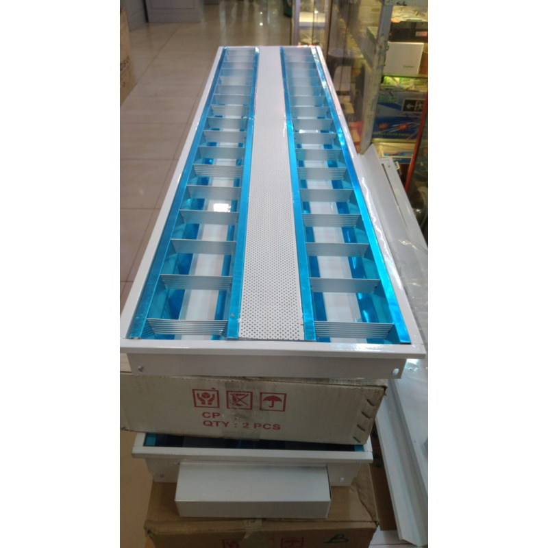 Kap lampu RM tl t5 2x28W 2x28 Watt