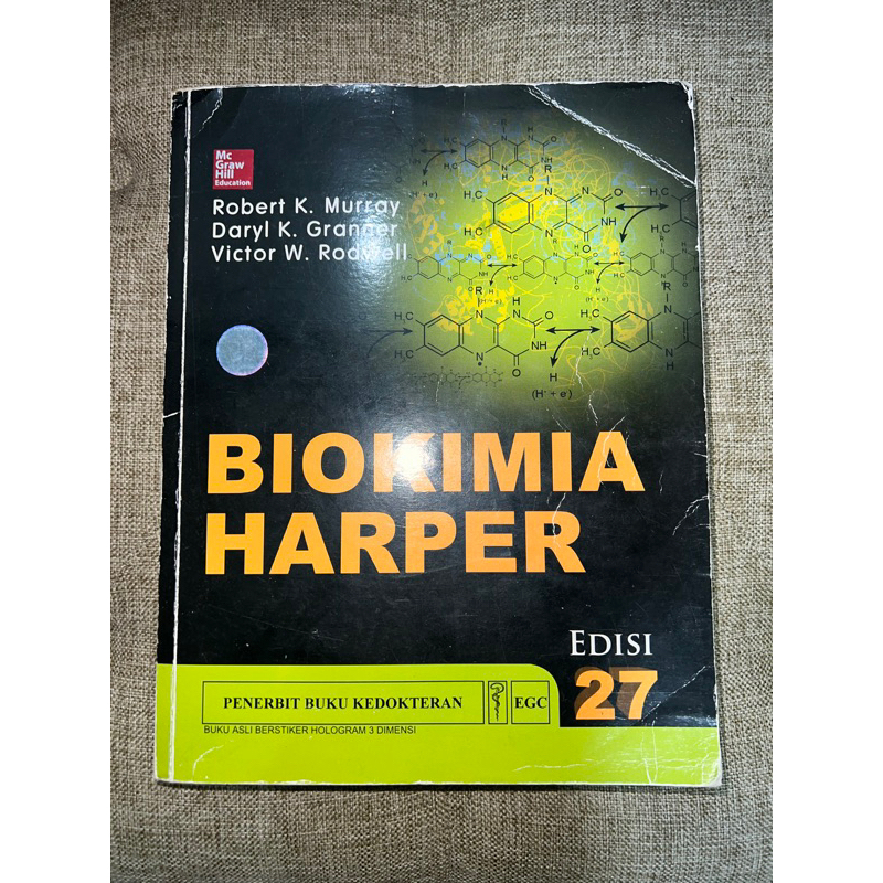 (Bekas/Preloved) Buku Biokimia Harper Edisi 27 By Robert K. Murray dkk. Penerbit McGrawHill Educatio