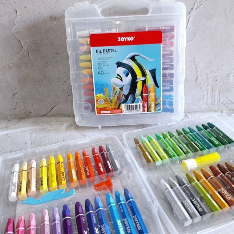 

ART P8N7 1 Pc Crayon Joyko 48 Warna