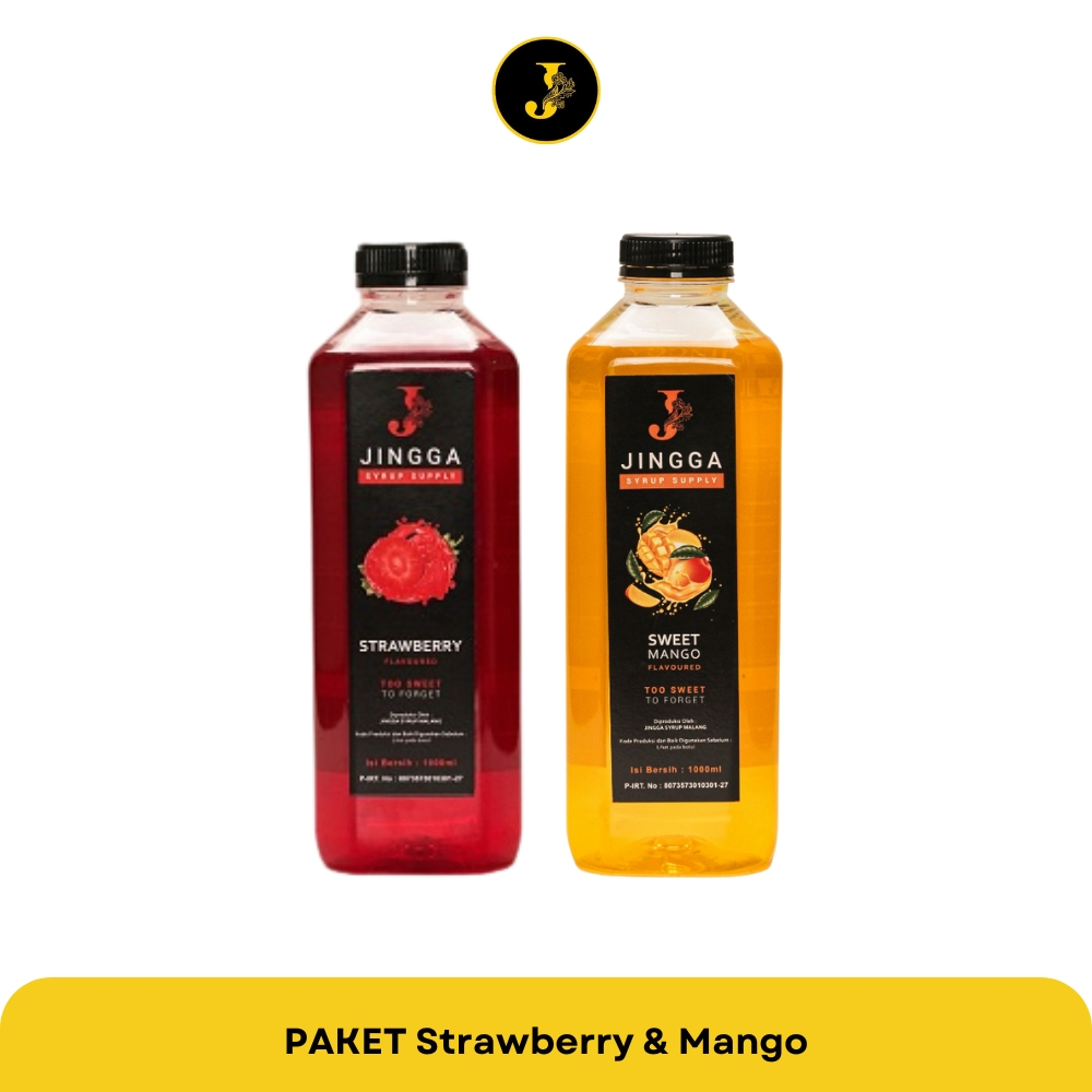 

JINGGA SYRUP - Paket Strawberry & Sweet Mango