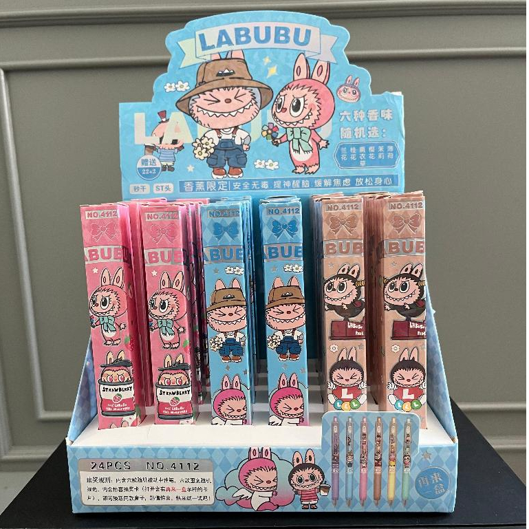 

Pulpen Blindbox Karakter Pulpen Gel La Bu La Bu 0.5MM 1 Pcs