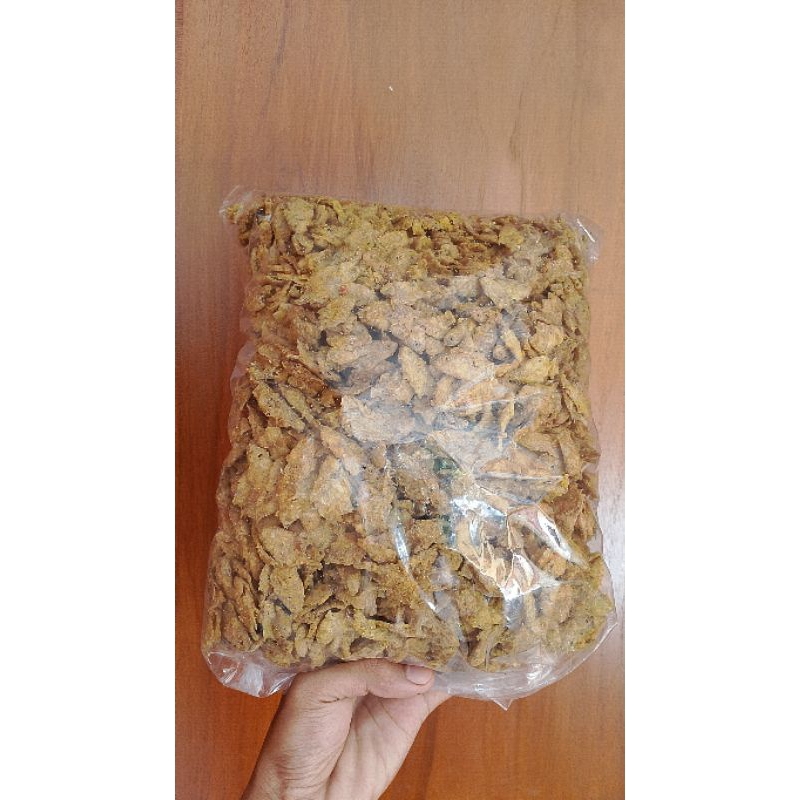 

peyek wader ( baby fish) kemasan 1kg gurih renyah gurih