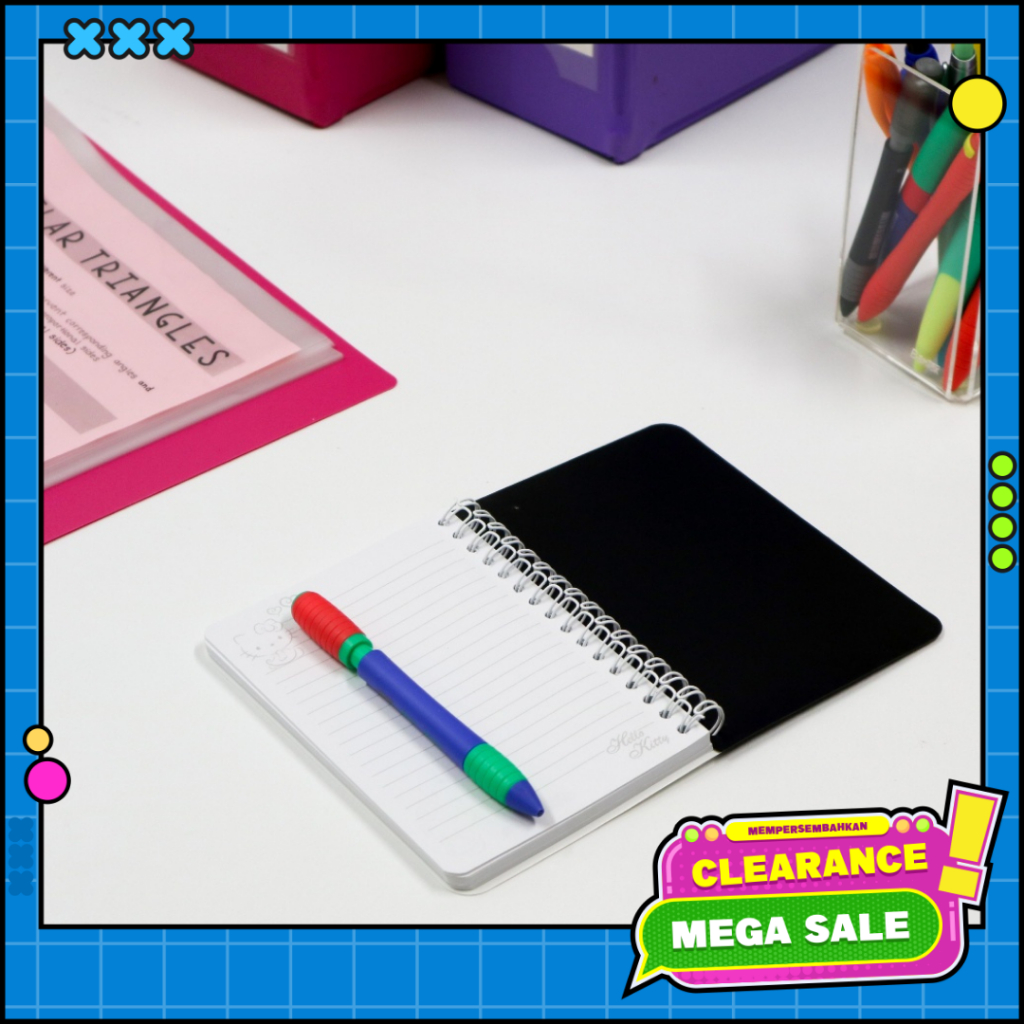 

[BMS Tangerang] Notebook A6 Bantex Hello Kitty Series #8021AHK