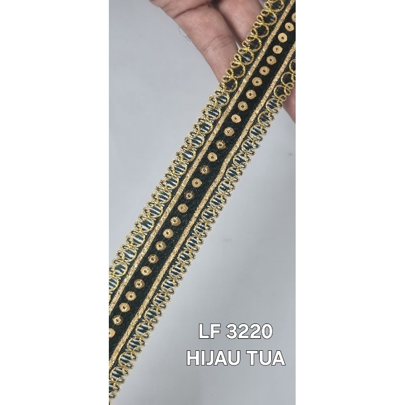 Renda bordir india payet LF3220