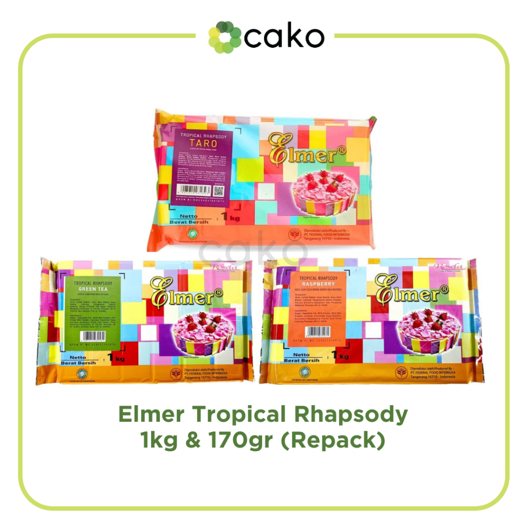 

(REPACK & FULL) Elmer Compound Tropical Rhapsody / Coklat Batang Warna / 1kg & 170gr