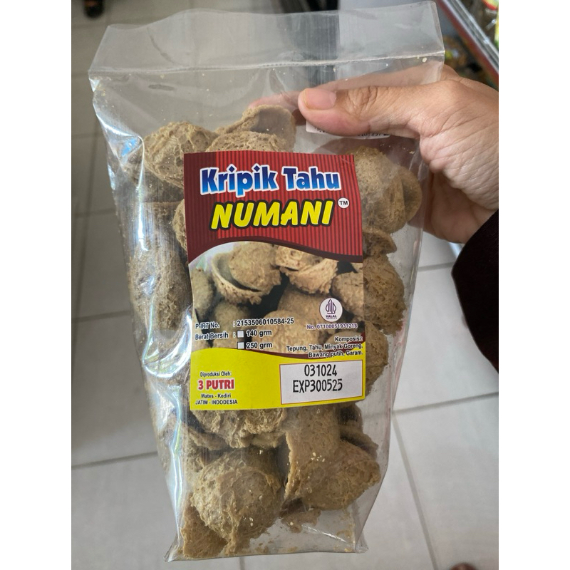 

Keripik Tahu Berat 140 Gram