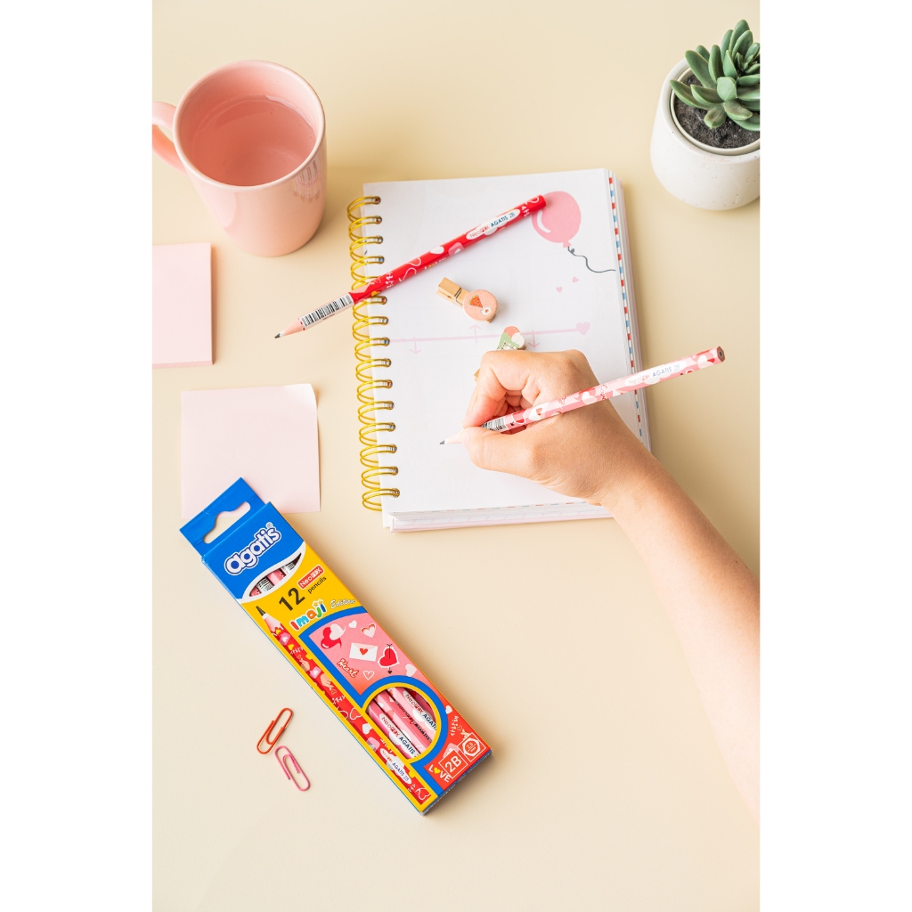 

AGATIS Stationery - Pensil Tulis Karakter Lucu Motif Lucu Sehari-hari - Imajiku Series