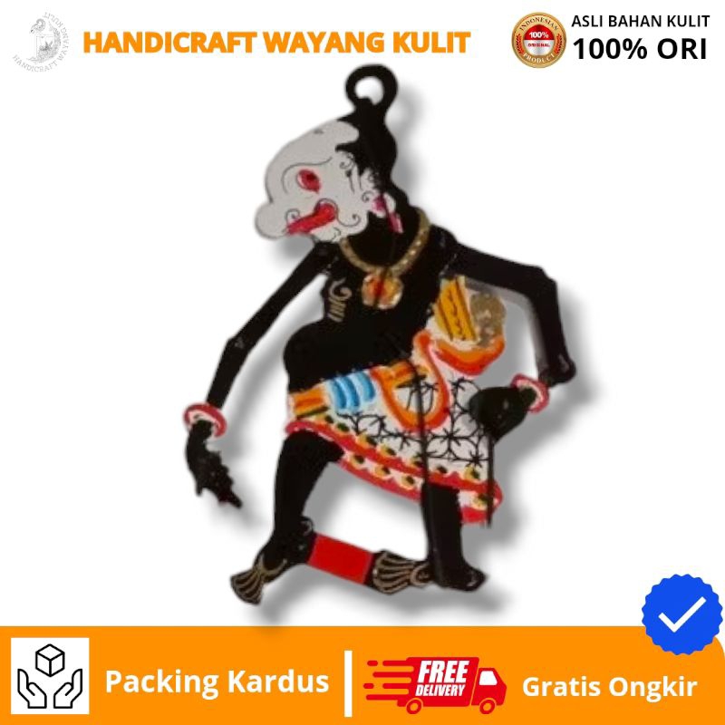 HANDICRAFT WAYANG KULIT | wayang kulit sapi tebal mainan gareng punokawan