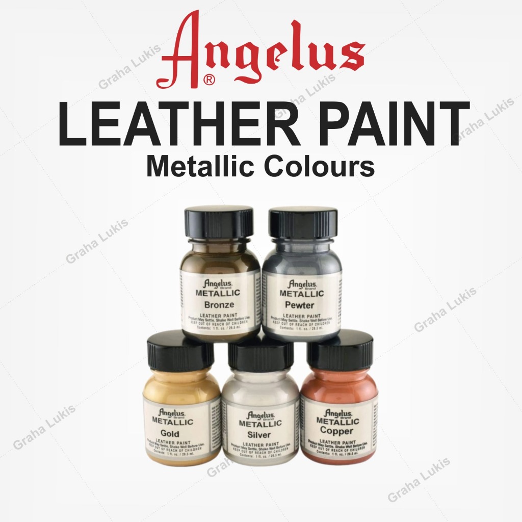 

UM1 Angelus - Acrylic Leather Paints Metallic Colours 29.5ml