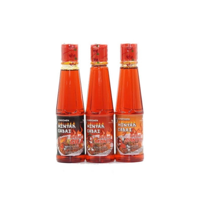 

Spicy Chili Oil 135 ml - Minyak Cabe Pedas - Santuy - Gila