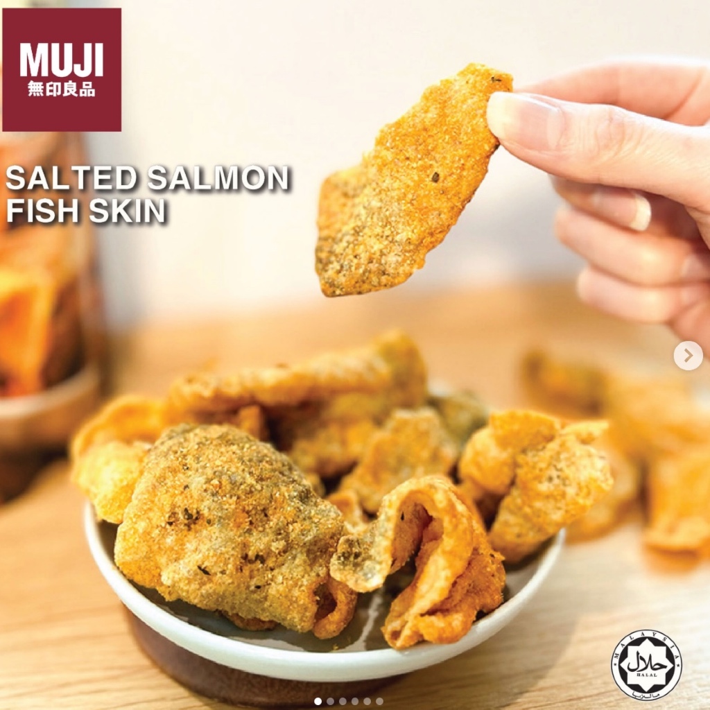 

[ HALAL ] MUJI SALTED EGG SALMON FISH SKIN SNACK