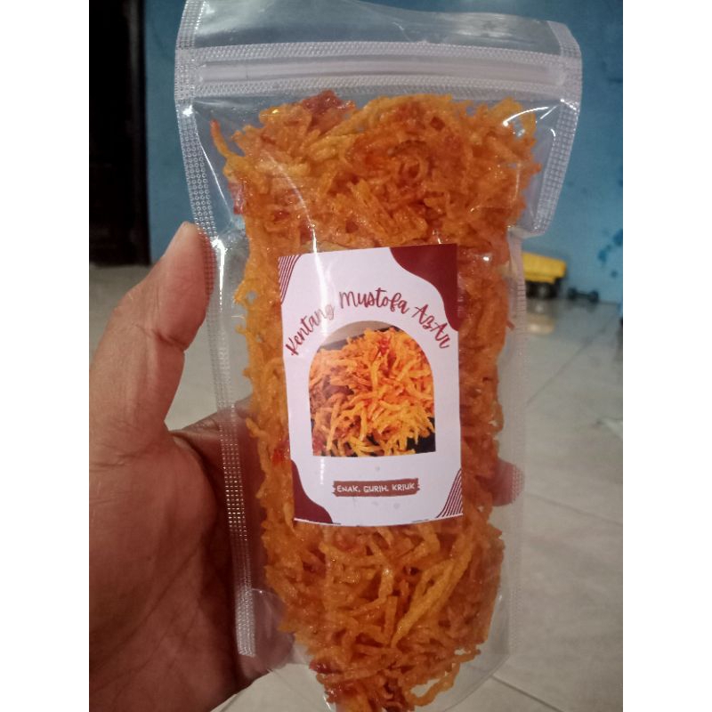 

Kentang Mustofa 100gr enak kriiukk Aroma daun jeruk mantapp