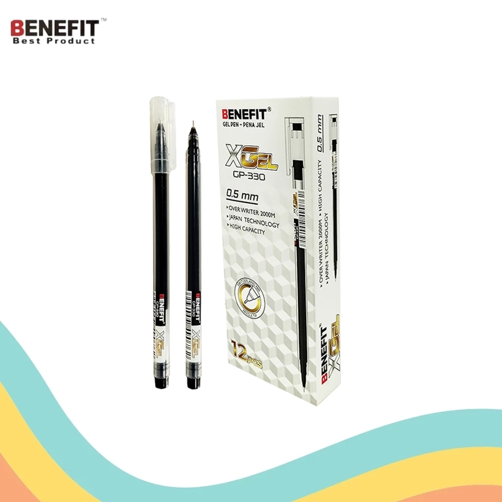 

GEL PEN BENEFIT X-GEL GP-330 (12 PCS)