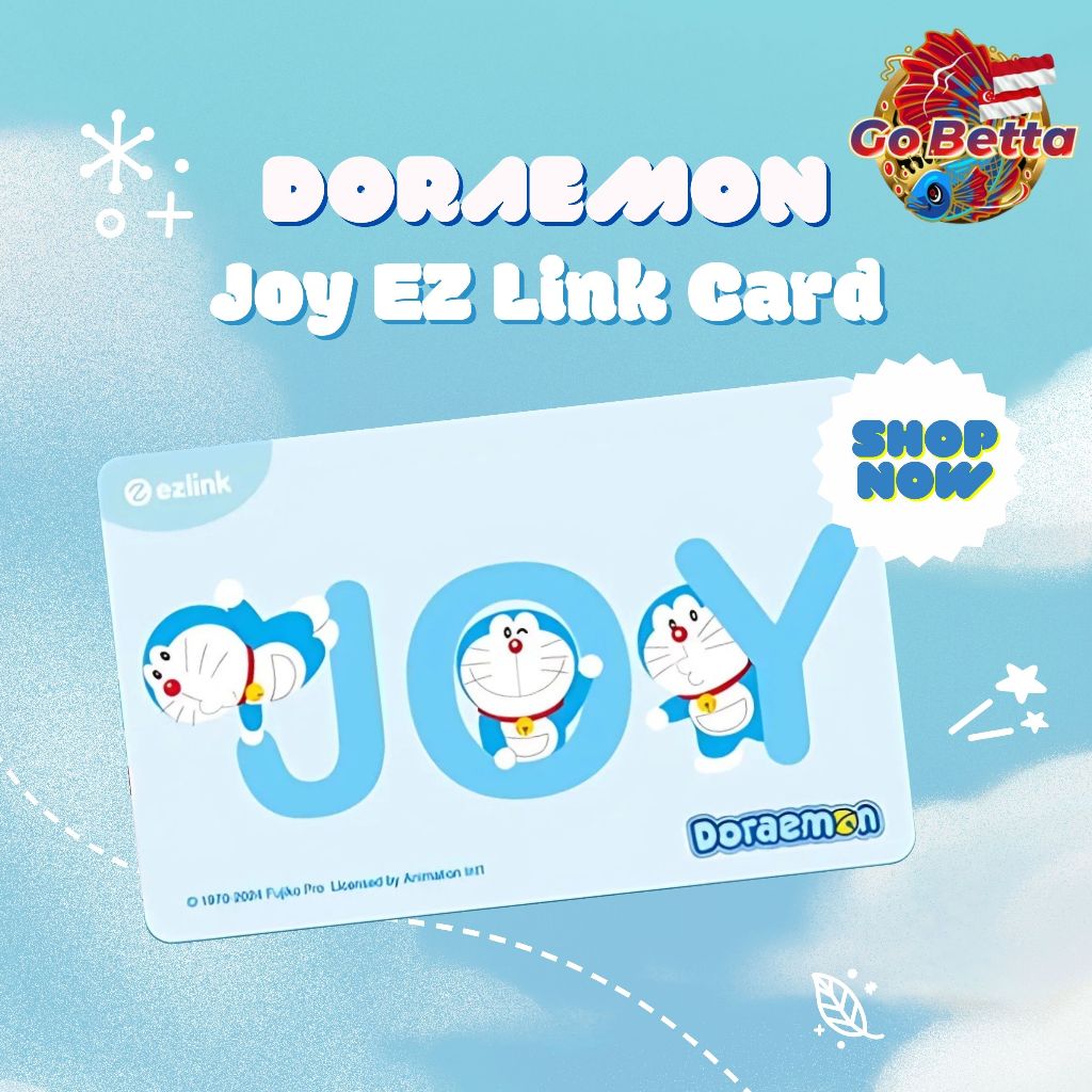 🇮🇩 Doraemon SimplyGo EZ-Link Card MRT Bus Ez Link Cards Doraemon Joy SimplyGo Ezlink MRT Ez link Car