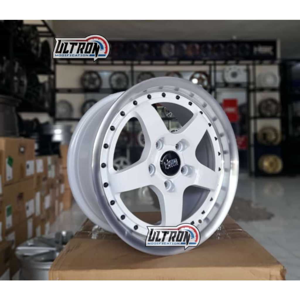 Velg Mobil Ring 16 Brv Terios Innova Ertiga Pelek R16 Hsr Wheel Bob Putih