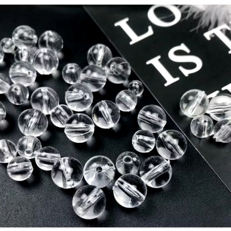 ( COD ) MANIK / MOTE KACA BENING / MANIK BULAT BENING 6 MM & 6 MM