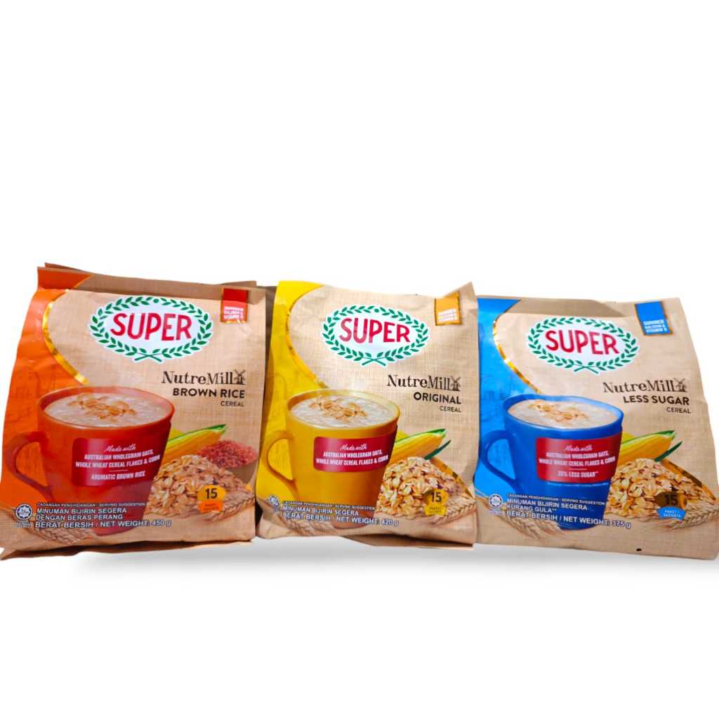 

SUPER Nutremill Original Cereal 15 Sachet