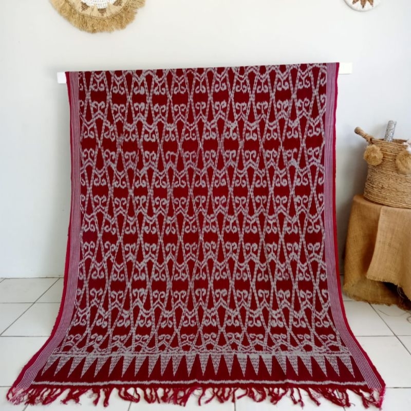 KAIN TENUN ETNIK NUSANTARA, KAIN TENUN BLANKET TRADISIONAL TROSO JEPARA MOTIF SINTANG TERBARU. KAIN 