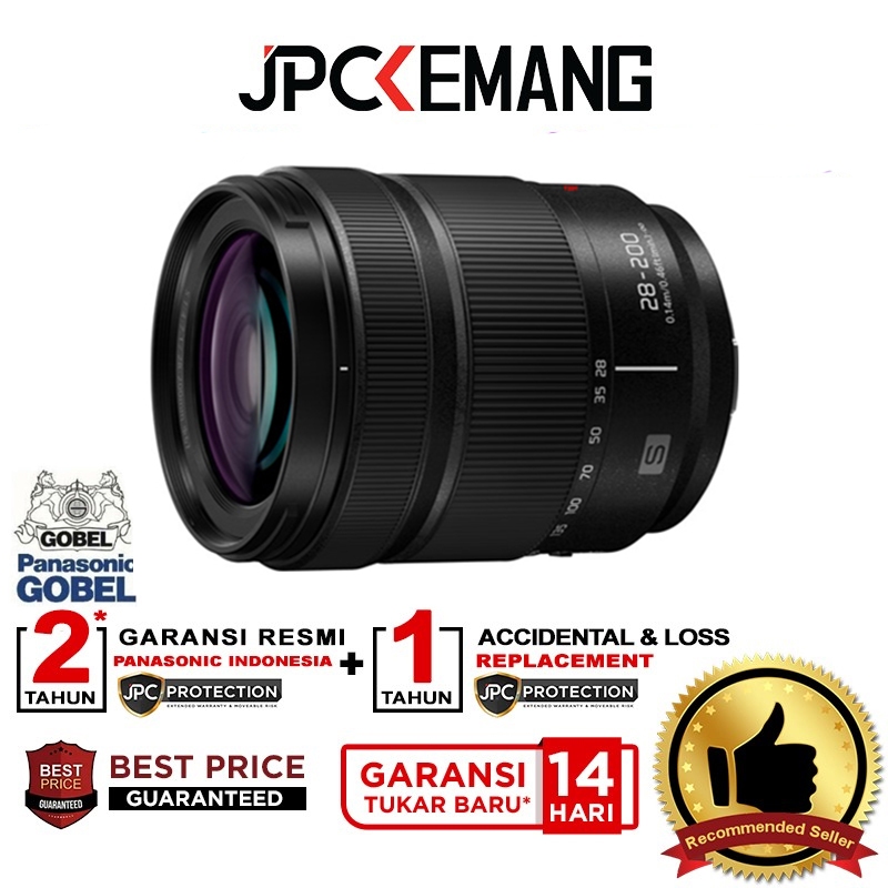 Panasonic Lumix S 28-200mm F4-7.1 Macro O.I.S. Lens Panasonic 28-200 mm Garansi Resmi