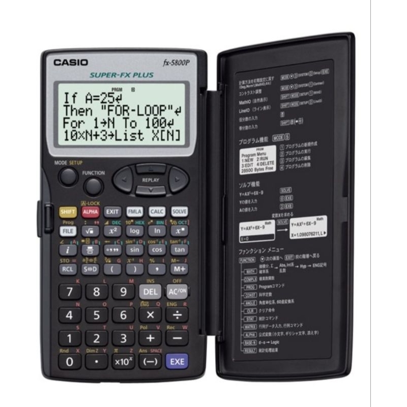 

Calculator FX5800