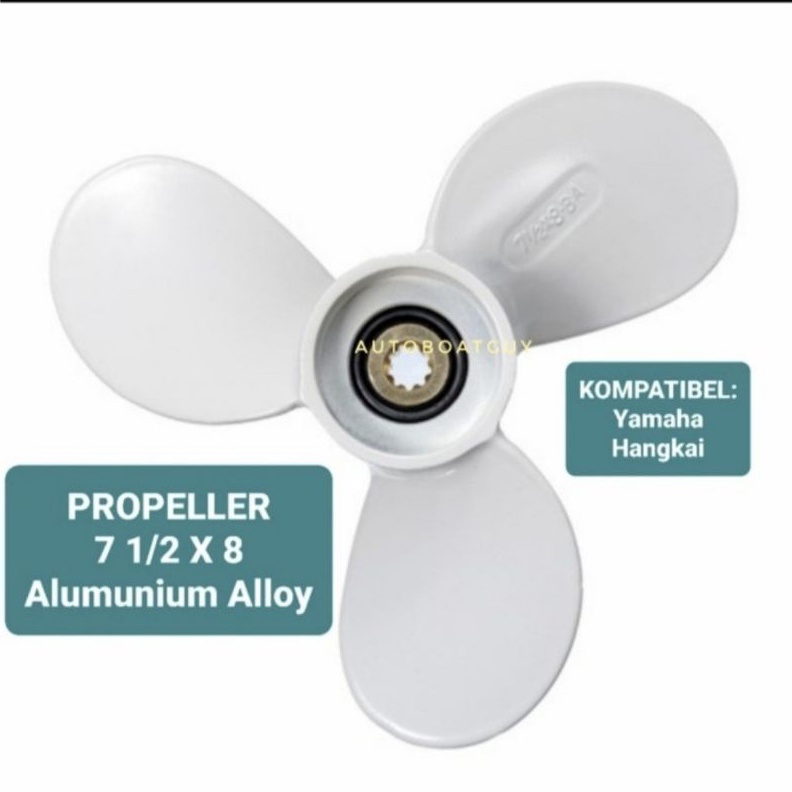 ART C2V Kipas Propeller Baling Baling Mesin Tempel Yamaha 4 dan 5 PK