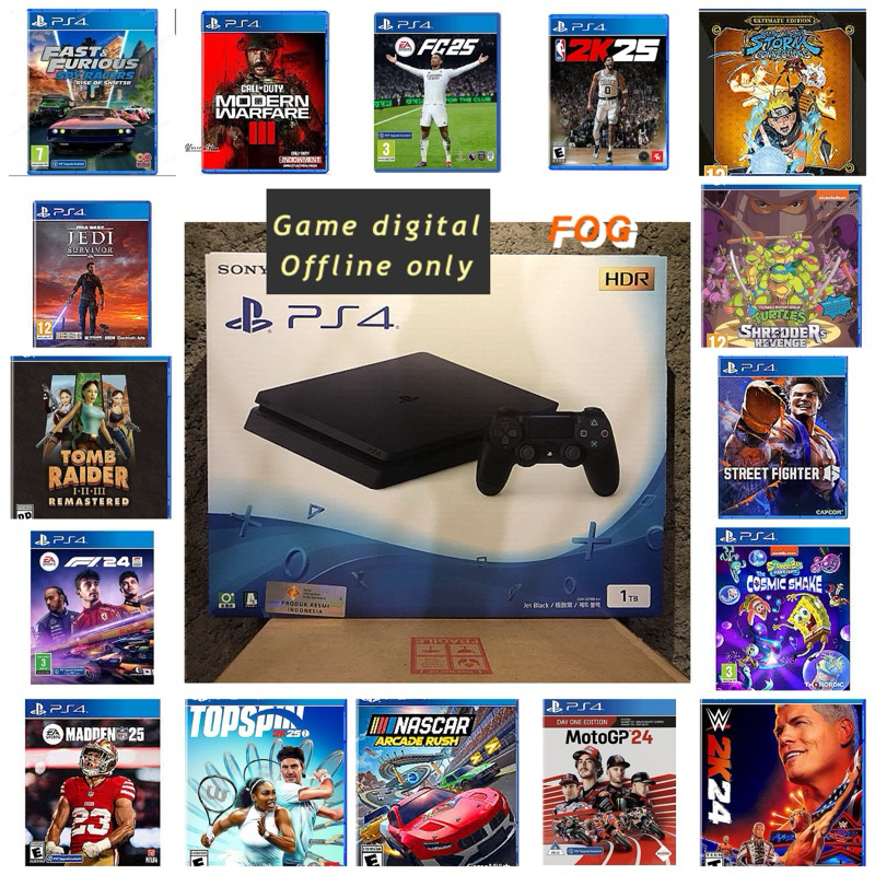 PS4 Slim 1 Tb Fullgame digital bebas pilih OFW terbaru