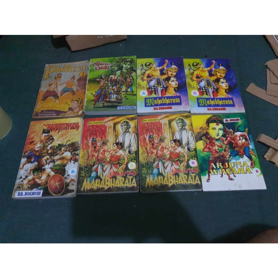 Komik Indonesia Jadul Lawas : Komik MAHABHARATA dkk Karya RA Kosashi SET