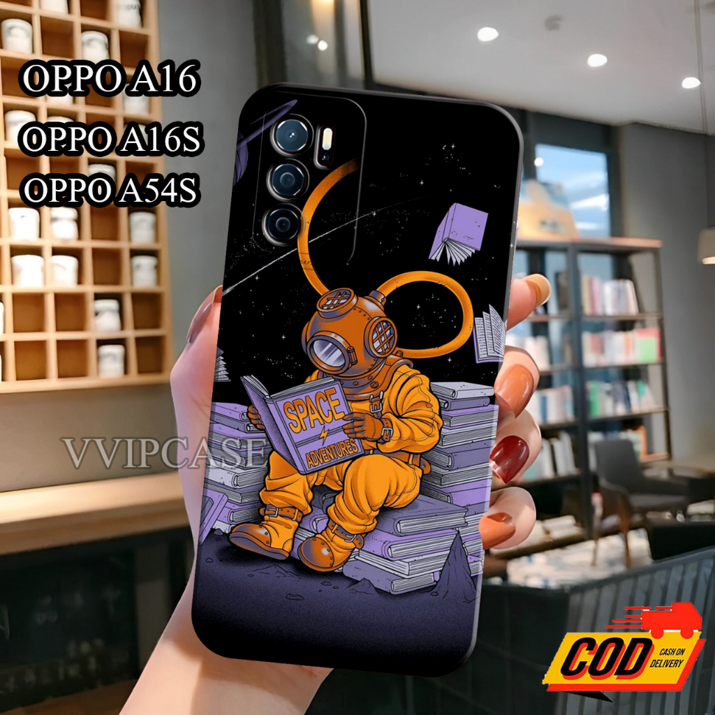 [VVIPCASE] Case Oppo A16 A16s A54s A15 A15s A16k A16e Motif Nasa Aestetic Case Lentur All Type
