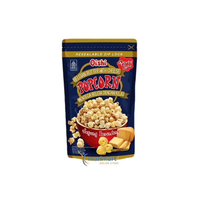 

OISHI Popcorn Mentega Belgia dengan Keju 100gr - Ziplock