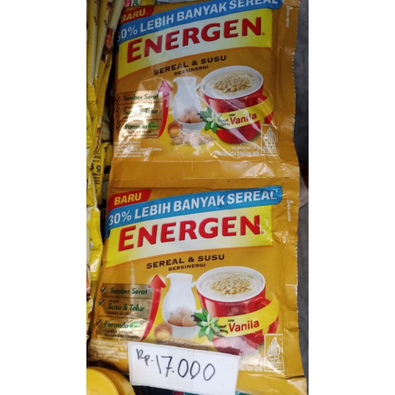 

Energen Renceng 10x29gram (1renceng isi 10pcs)