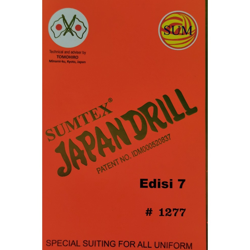 BUKU KATALOG KAIN RIBSTOP DRILL BUKU KATALOG JAPAN ISTEX BY SUMTEX MILKY TASLAN INMA PREMIUM ART Y3L