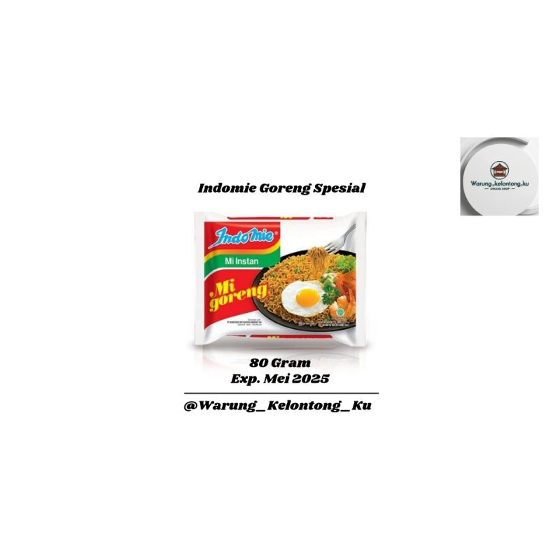 

Indomie goreng spesial 80 gram