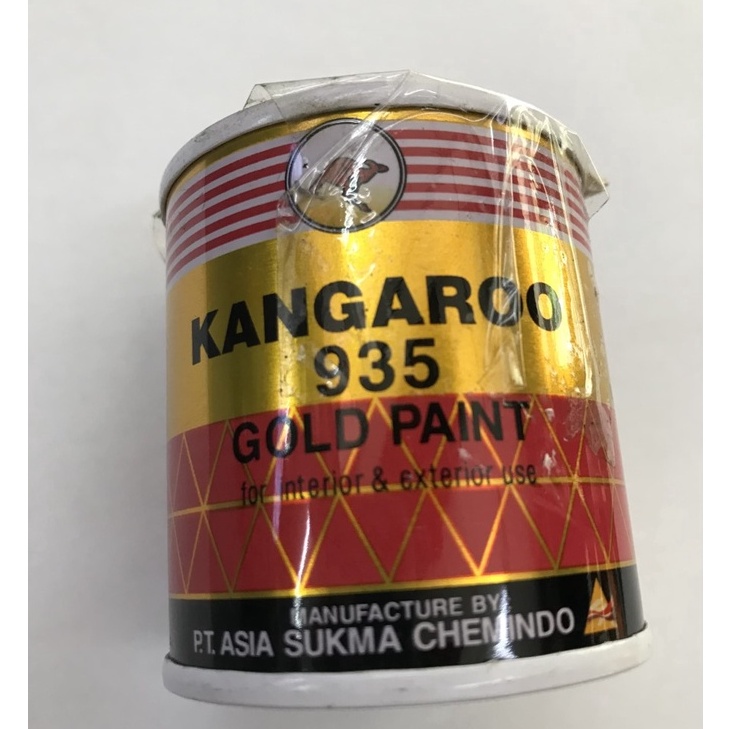 

HJ6 BELI 2PCS GRATIS ONGKIR 3K CAT EMAS GOLD 1L 1LITER 1CC CAT KANGAROO 935 EMAS 1ML