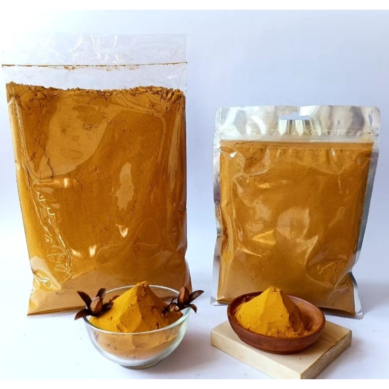 

bubuk herbal kunyit 100% alami tanpa campuran