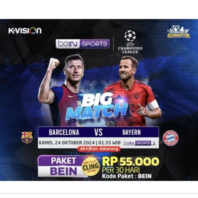 Paket Bein sport k vision