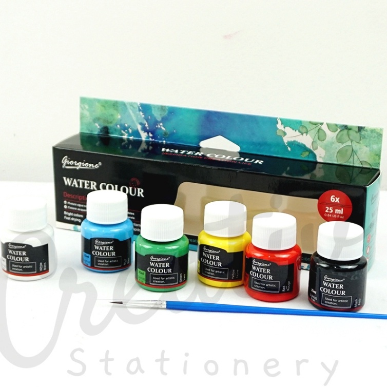 

GIORGIONE Watercolor Paint Cat Air 6 Warna 25 Ml G66186B ART UV9