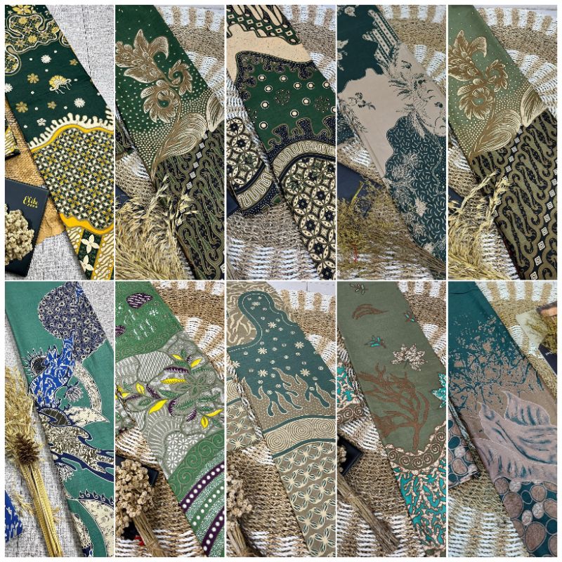 KAIN SERAGAM BATIK HALUS WARNA HIJAU TOSKA HIJAU BOTOL