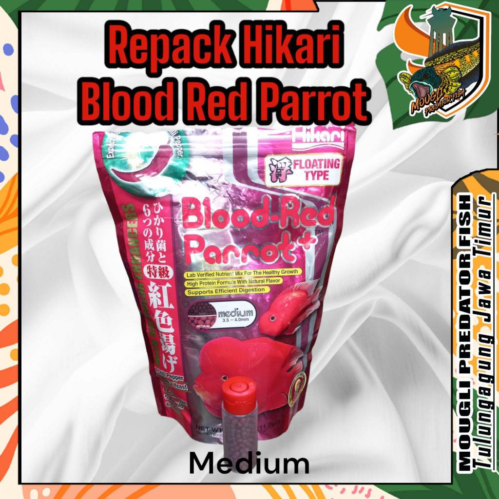 PELET IKAN HIKARI BLOOD RED PARROT