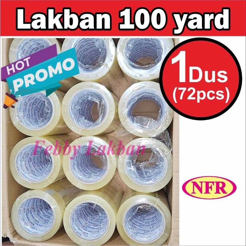

72ROLL (1DUS/KARTON) LAKBAN BENING / COKLAT 45X100YARD