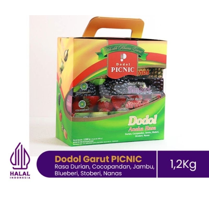 

Dodol Garut Picnic aneka rasa buah special gift kemasan hampers durian coco pandan cocopandan jambu bluberi blueberry stroberi stawberry nanas nenas eceran satuan