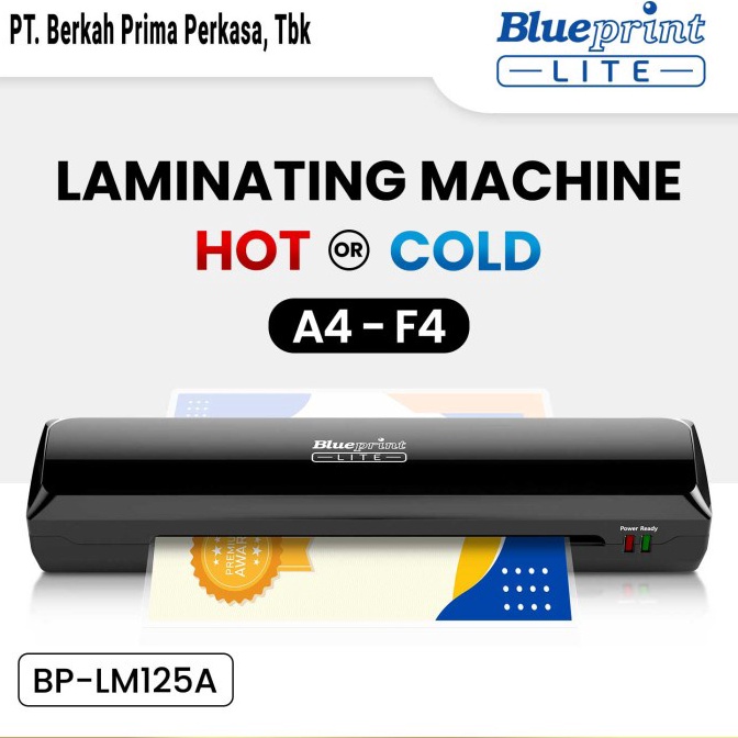 

ART D8Y9 Mesin Laminating BLUEPRINT LM125A Hot Cold Laminating Machine A4 F4