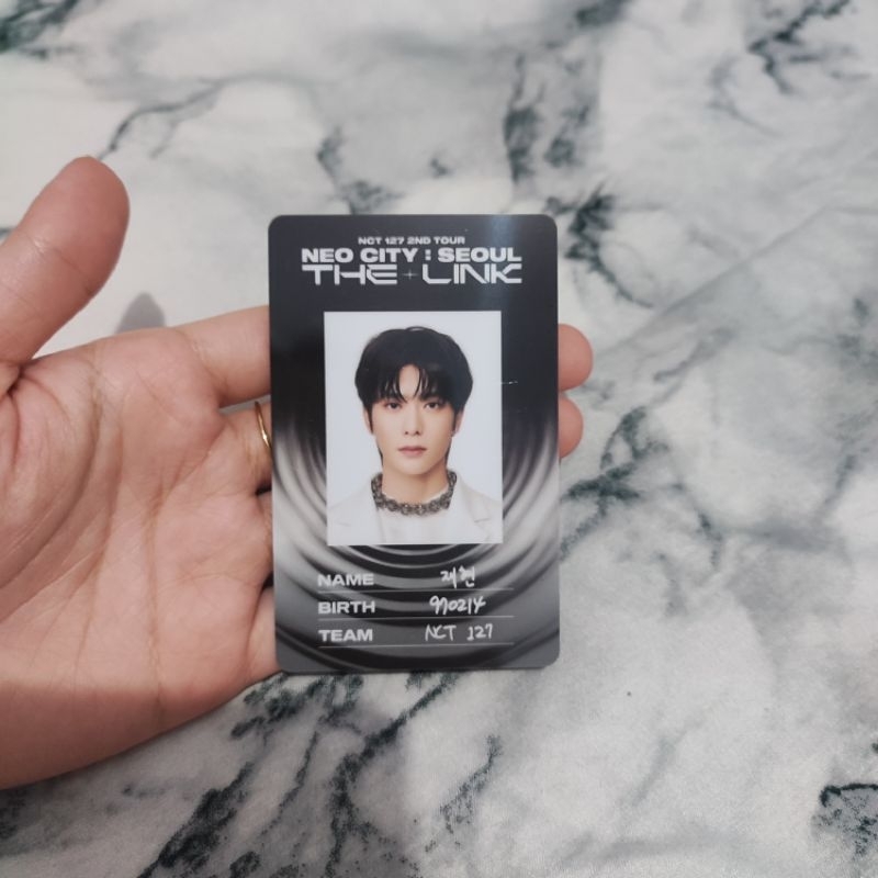 WANT TO SELL ID CARD NCT JAEHYUN BEYOND LIVE NCT 127 ORIGINAL