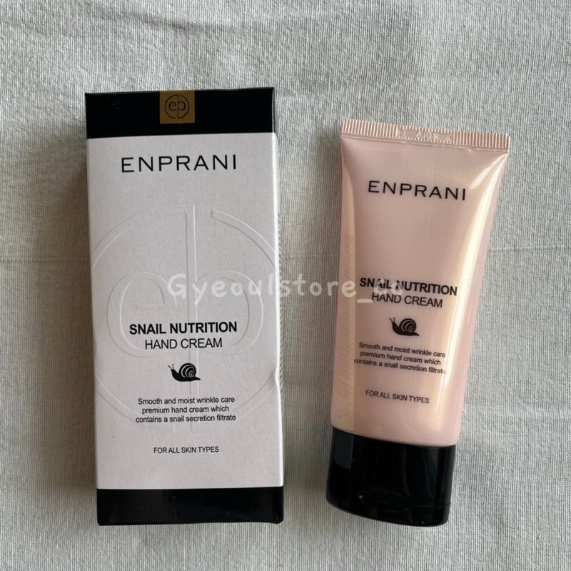 READY STOCK - ENPRANI SNAIL NUTRITION HAND CREAM