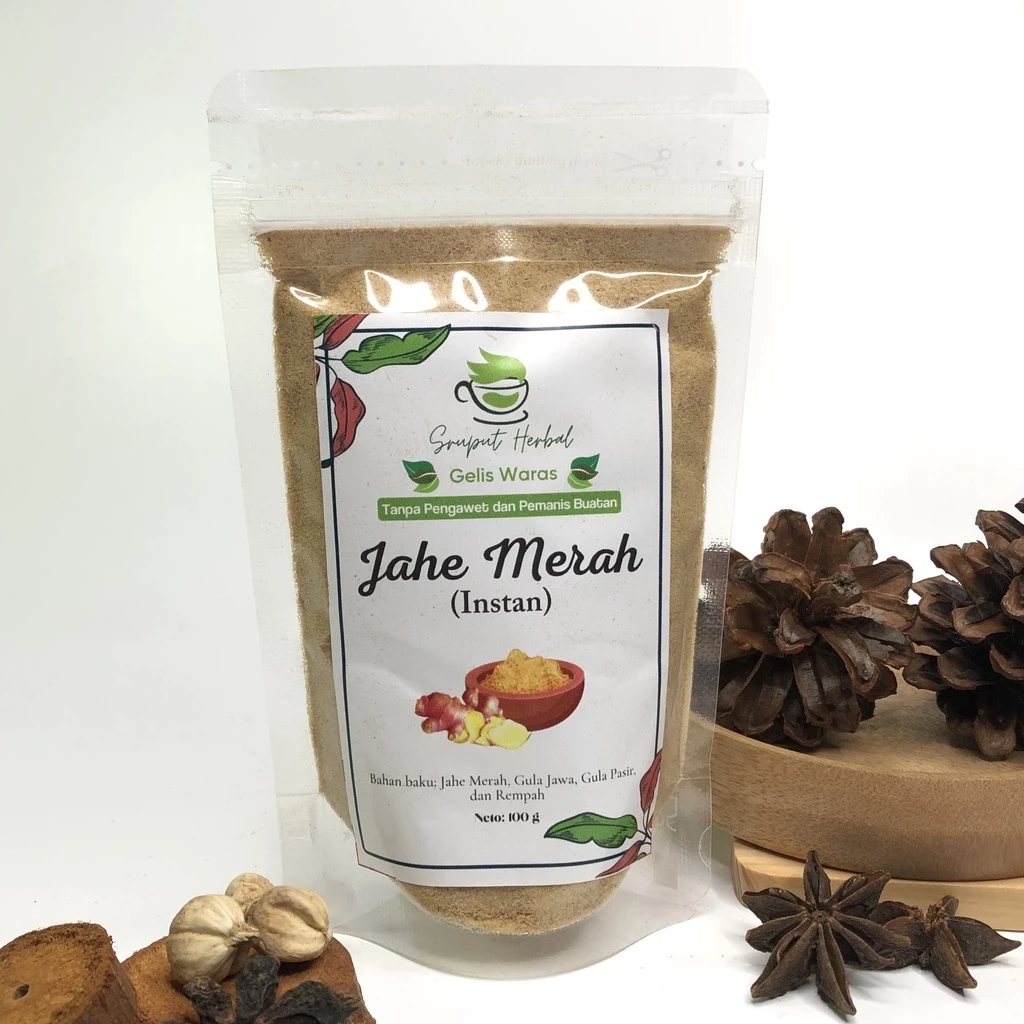 

Jahe Merah Bubuk 100g Instan Gula Merah / Gula Jawa [COD]