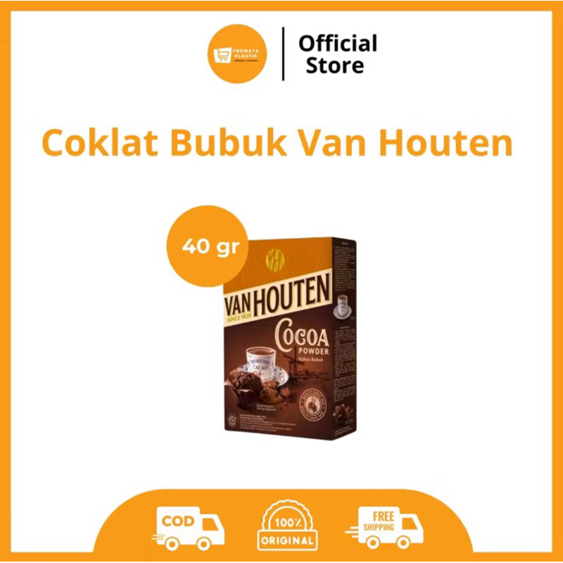 

Cocoa Powder Van Houten Coklat Bubuk 40g