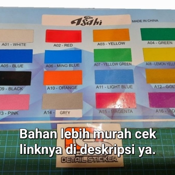 

Pilihan Sticker Stiker Scotlht Scotlite Asahi Reflective meteran